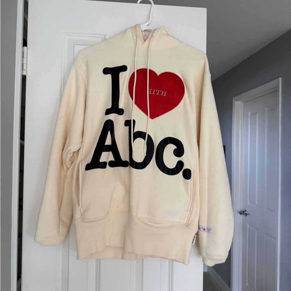 Cream Hoodie w/ Swarovski Stones